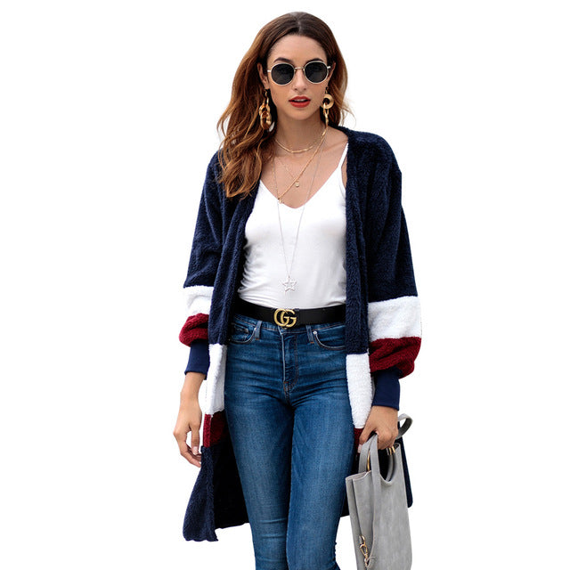 Striped Long Cardigan