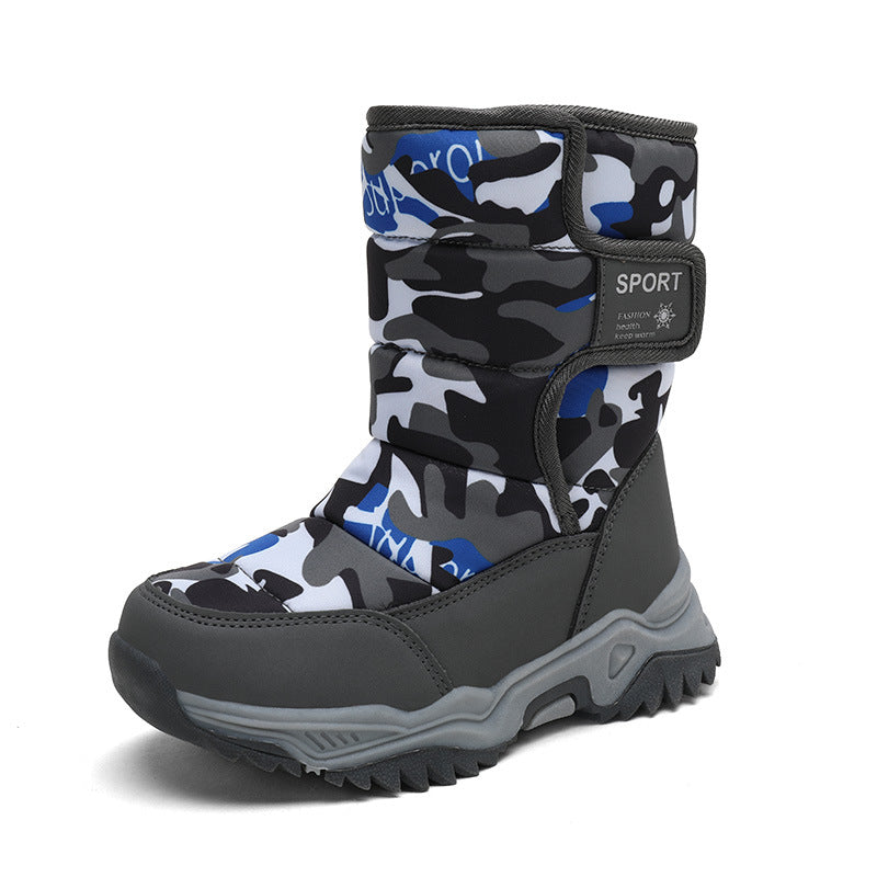 Girls' Camo Snow Boots