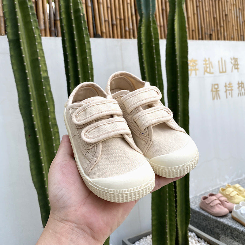 Kids' Canvas Strap Sneakers