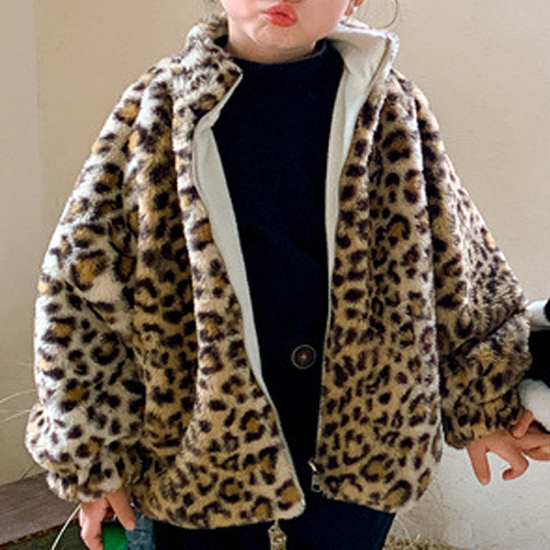 Kids' Leopard Print Jacket