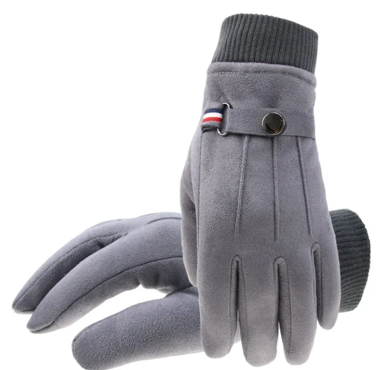 Men's Suede Winter Gloves