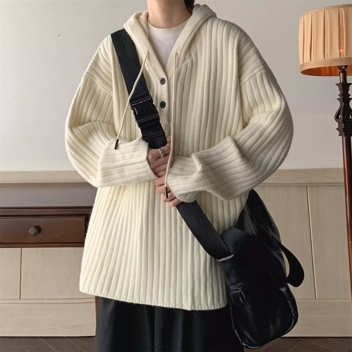 Waffle Knit Cardigan