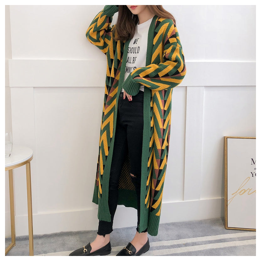 Geometric Cardigan