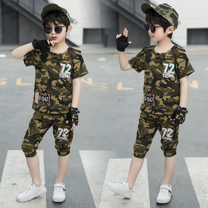 Boys' Camo Short Sleeve Set