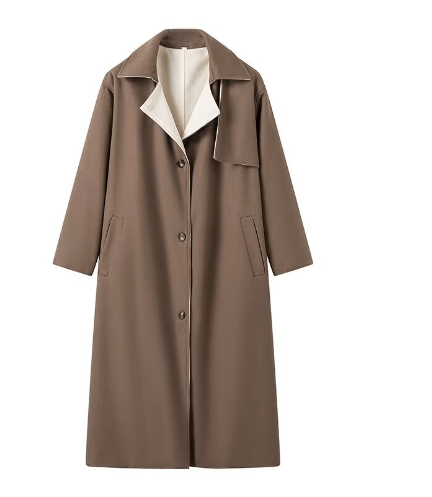 Long Wool Wrap Coat