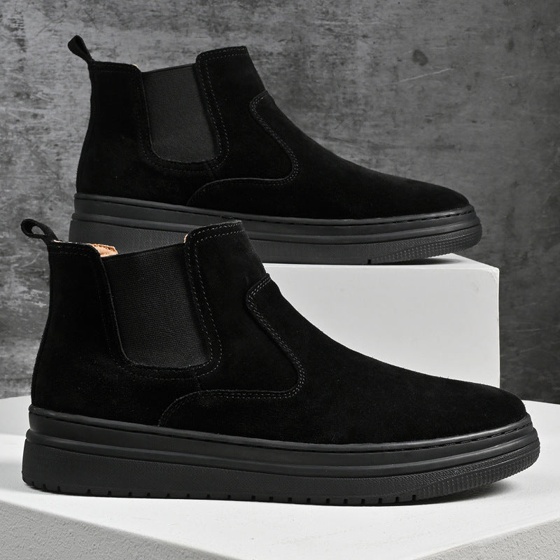 2024 Autumn/Winter Men's Leather Chelsea Boots
