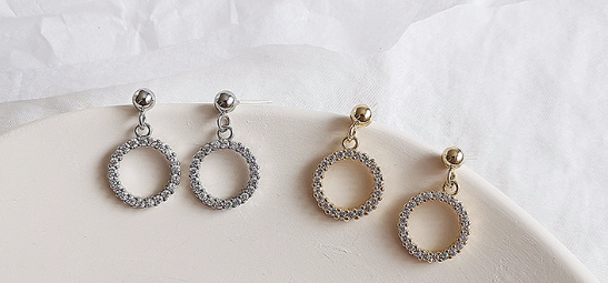 Mini Silver Hoop Earrings