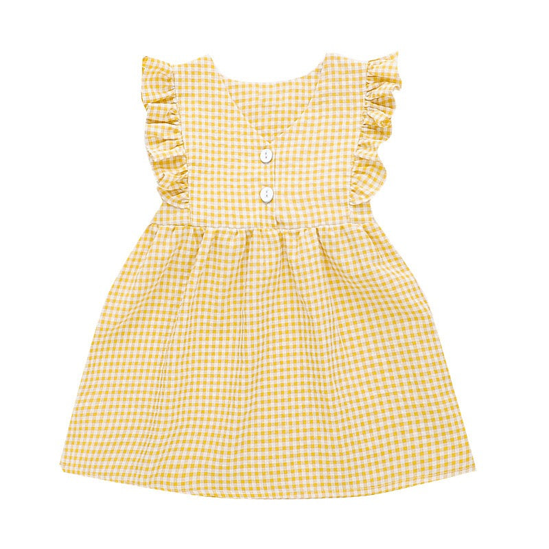 Toddler Plaid Princess Dress