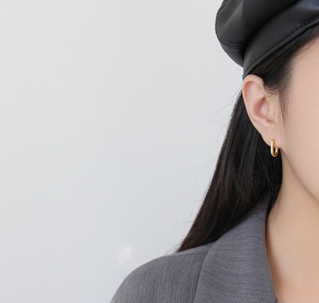 Oval Hoop Earrings