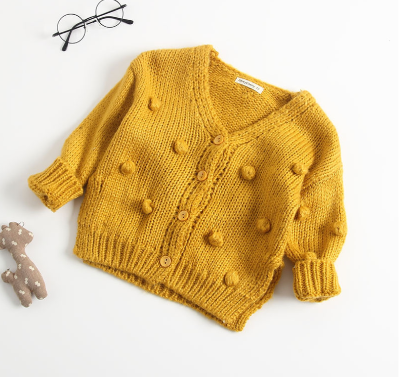 Kids' Bobble Knit Cardigan