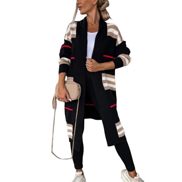Patchwork Knit Cardigan