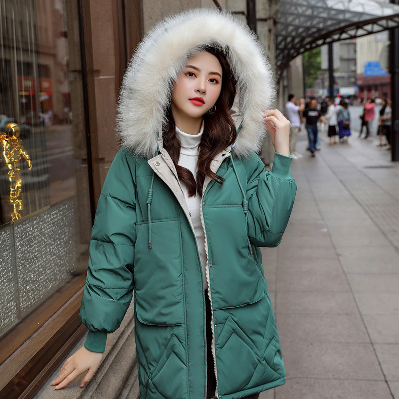 Casual Cotton Midi Coat