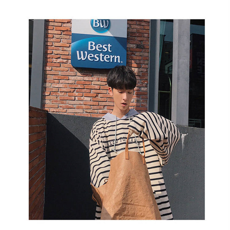 Striped Hoodie Jacket