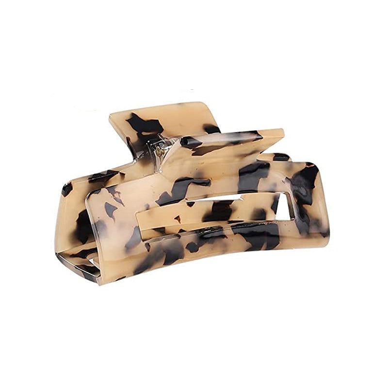 Marble Acetate Hair Claw