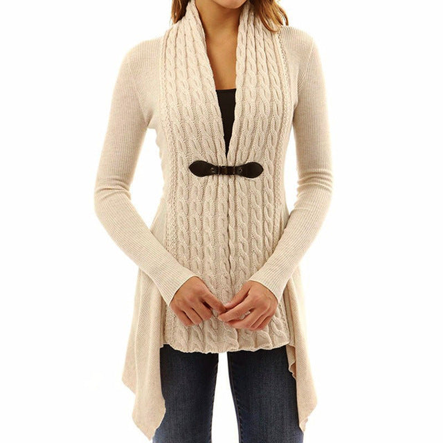 Belted Sweater Coat