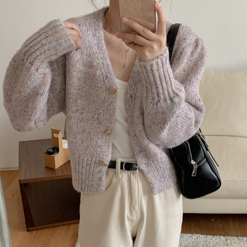 Colorful Dot Cardigan