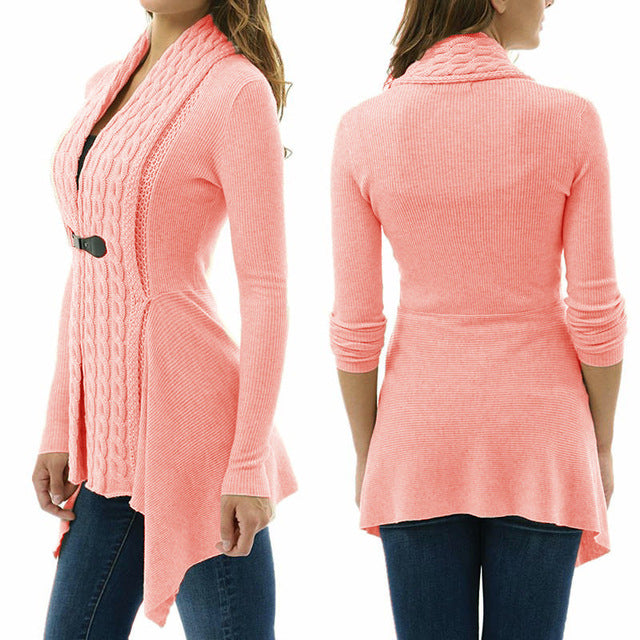 Belted Sweater Coat