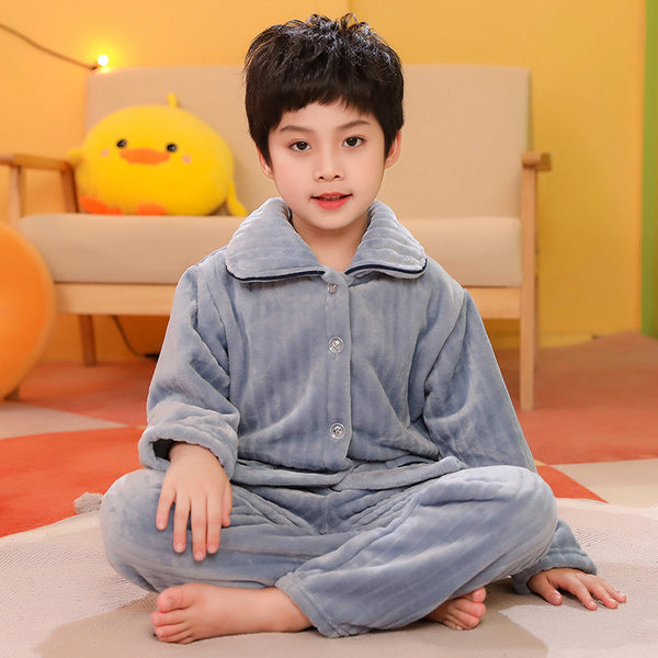 Boys' Flannel Pajama Set