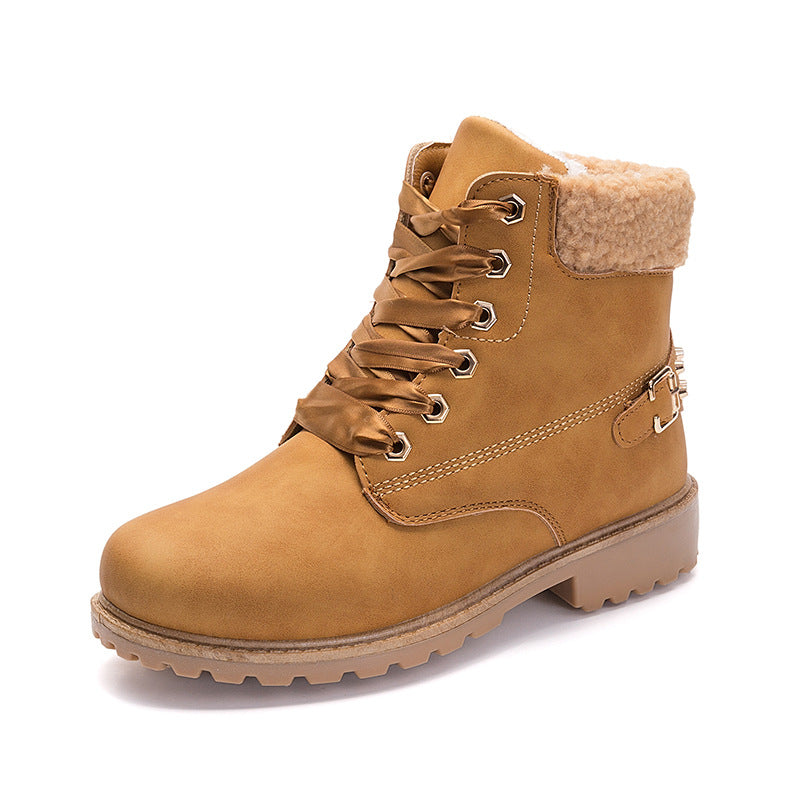 Fleece Lined Worker Boots