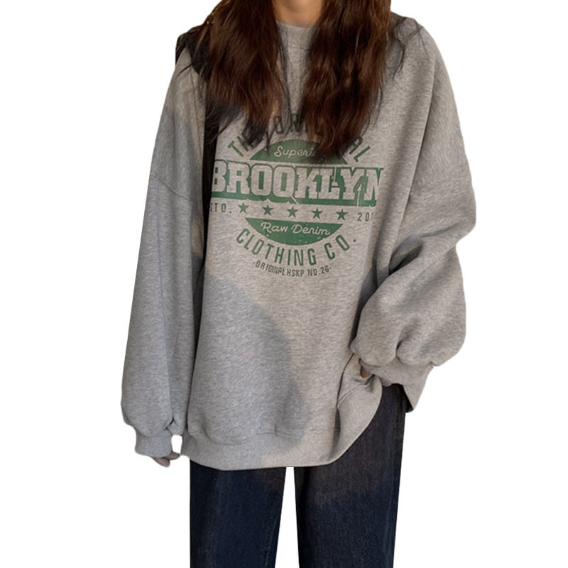Relaxed Crew Neck Sweater
