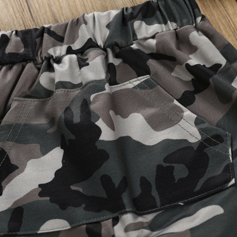 Kids' Camo Hoodie Set
