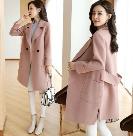 Slim Wool Midi Coat