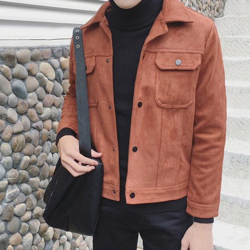 Multi-Pocket Short Wool Coat