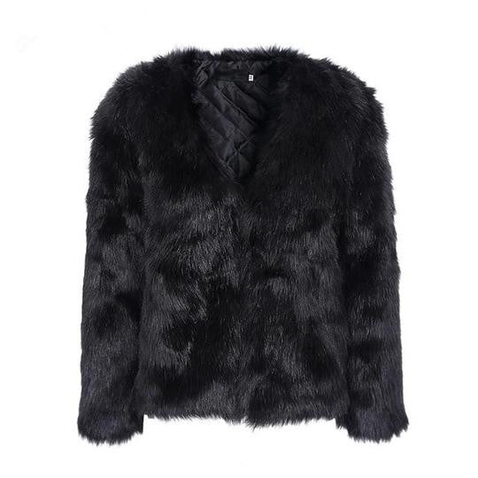 Faux Fur Short Jacket