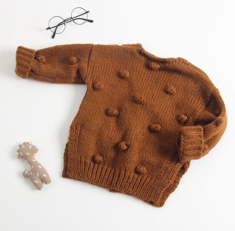 Kids' Bobble Knit Cardigan