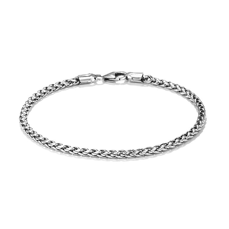 Twisted Silver Bracelet