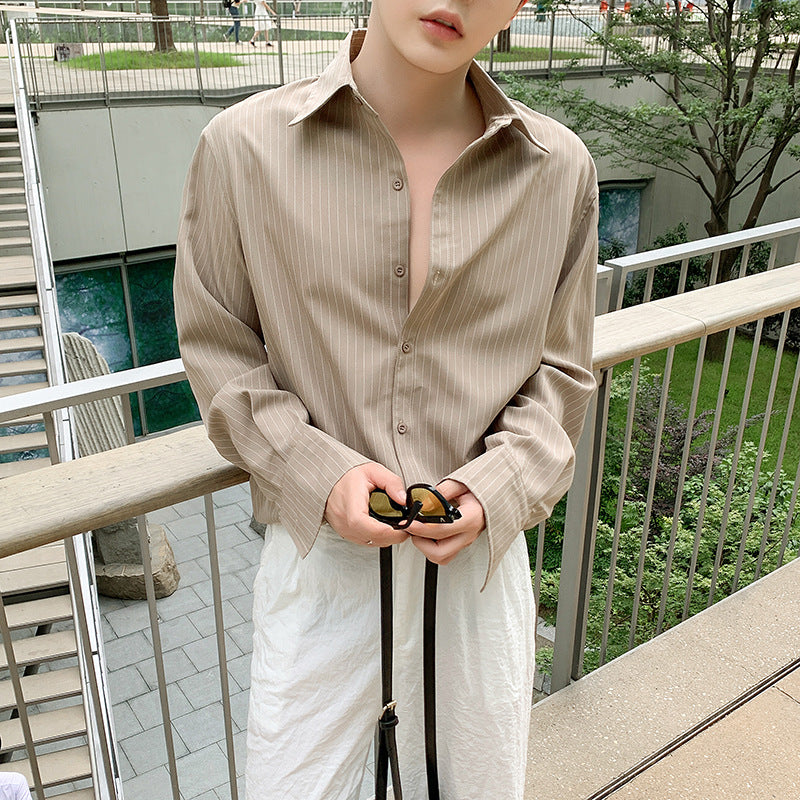 Long Sleeve Striped Shirt