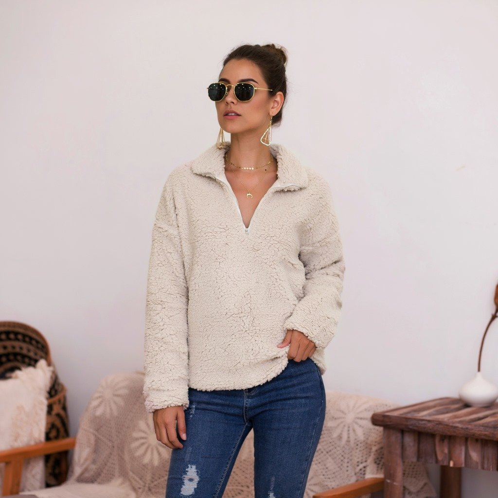 Plush Sweater Top