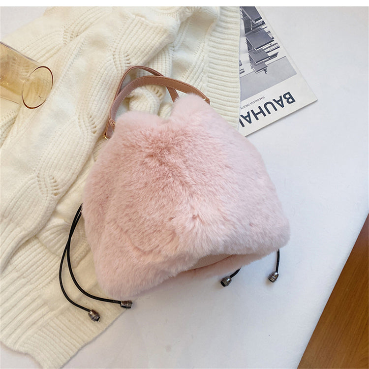 Plush Bucket Bag