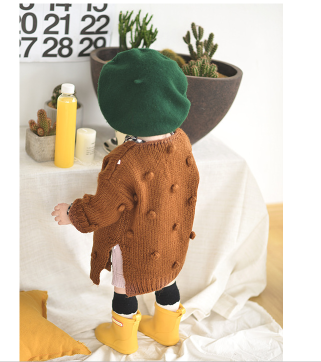 Kids' Bobble Knit Cardigan
