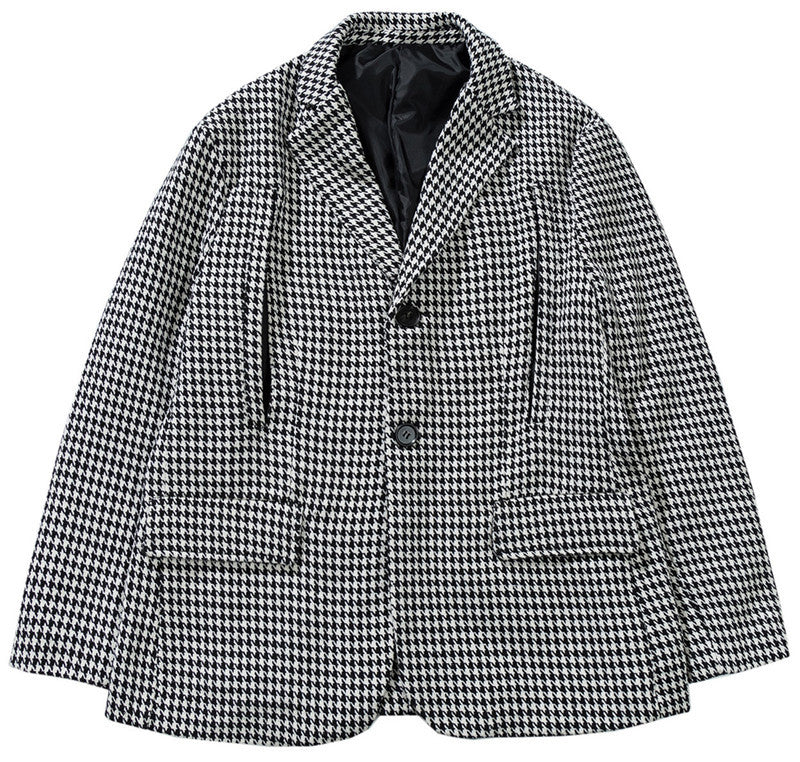Houndstooth Cape Coat