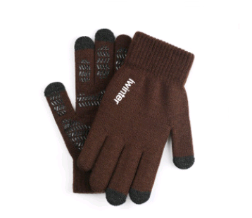 Men's Knit Touchscreen Gloves