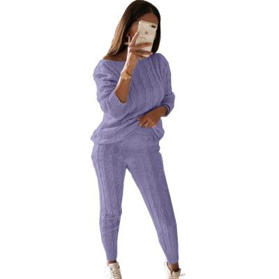 One-Shoulder Sweater Set