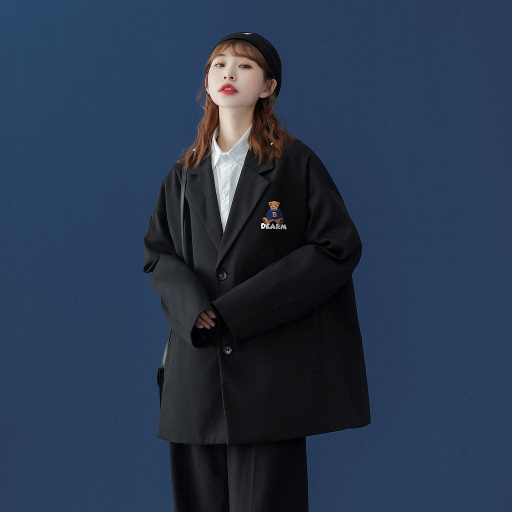 Bear Pattern Jacket