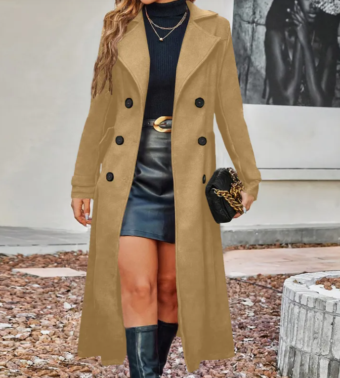 Double-Breasted Coat