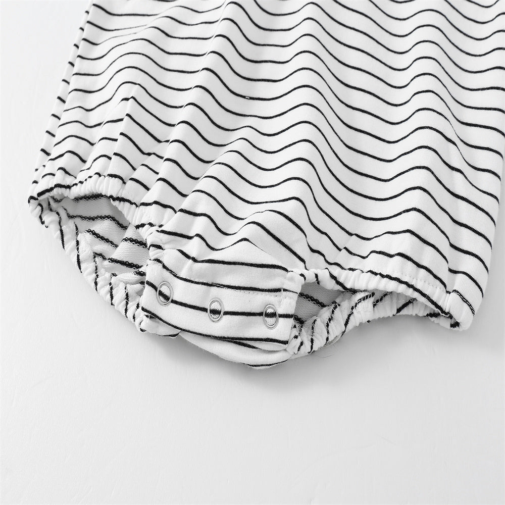 Kids' Striped Hooded Jumpsuit