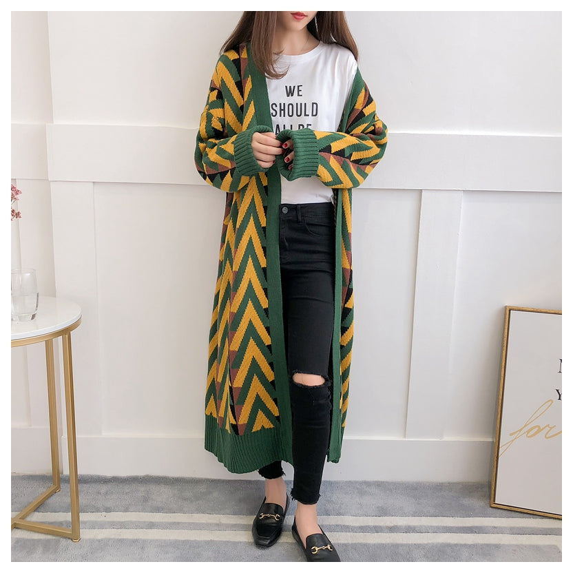 Geometric Cardigan