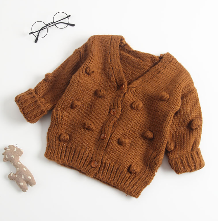Kids' Bobble Knit Cardigan