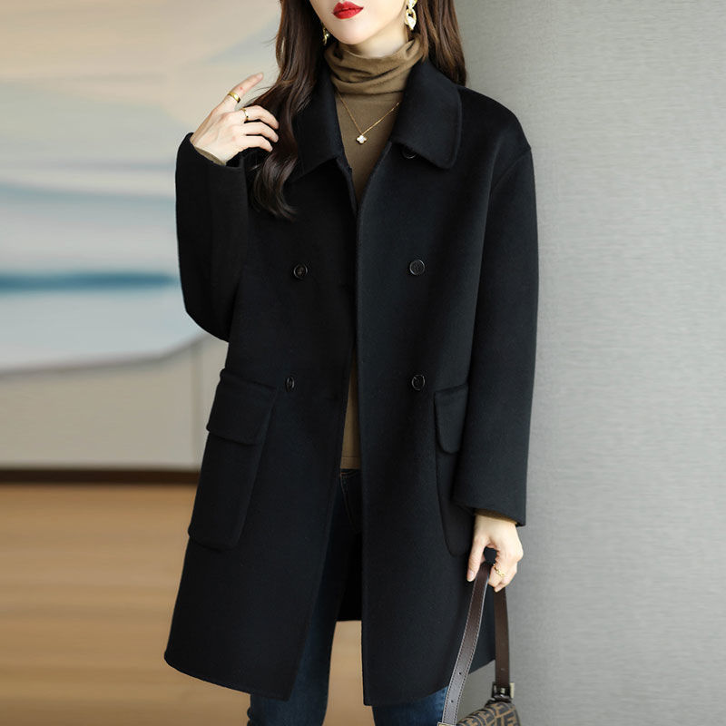 Mid-Length Wool Coat