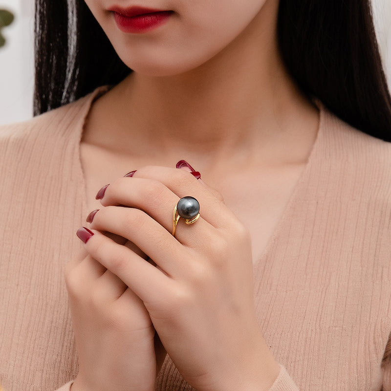 Black Pearl Ring