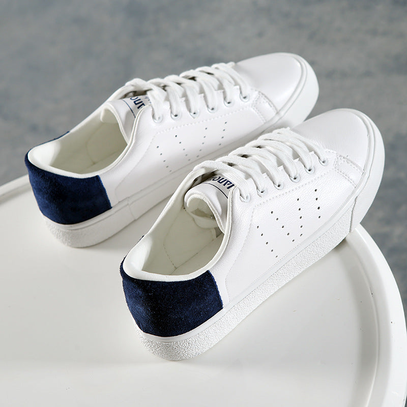 Versatile White Casual Canvas Sneakers for Women