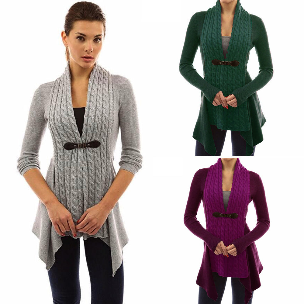 Belted Sweater Coat