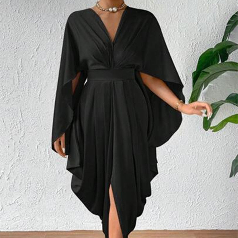 Pleated Wave Dress