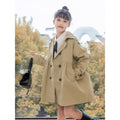 Girls' Long Trench Coat