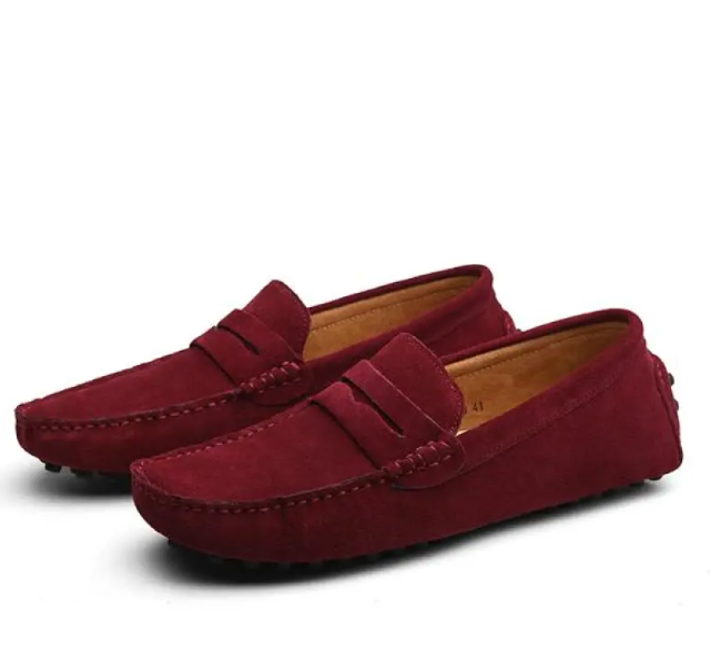 Men's Suede Driving Moccasins