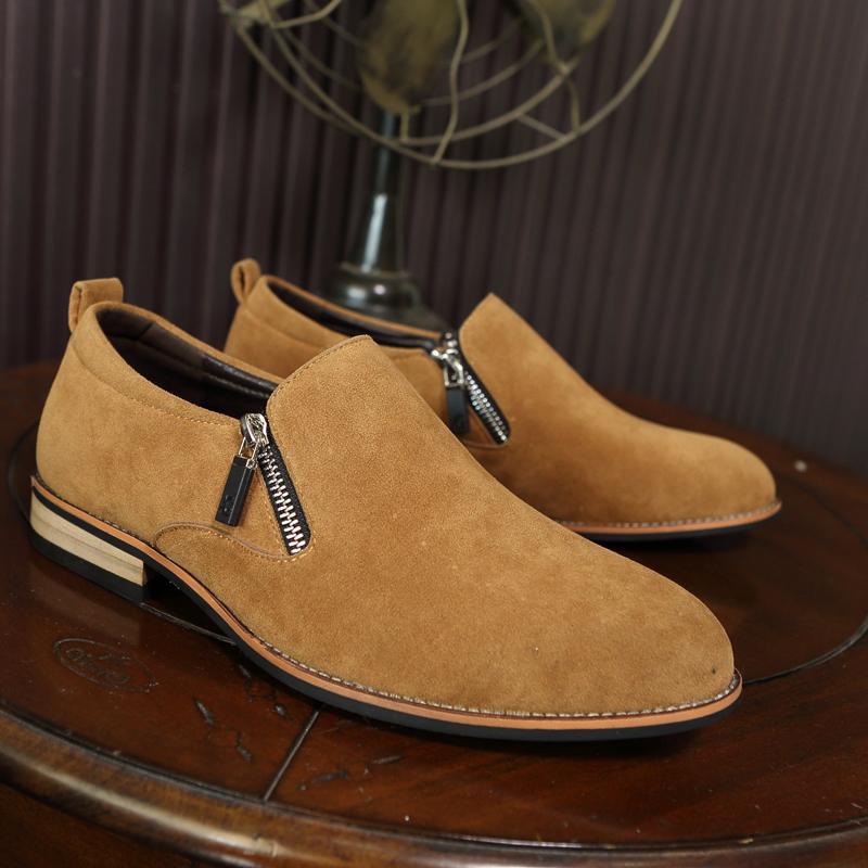 British Style Suede Ankle Boots for Men